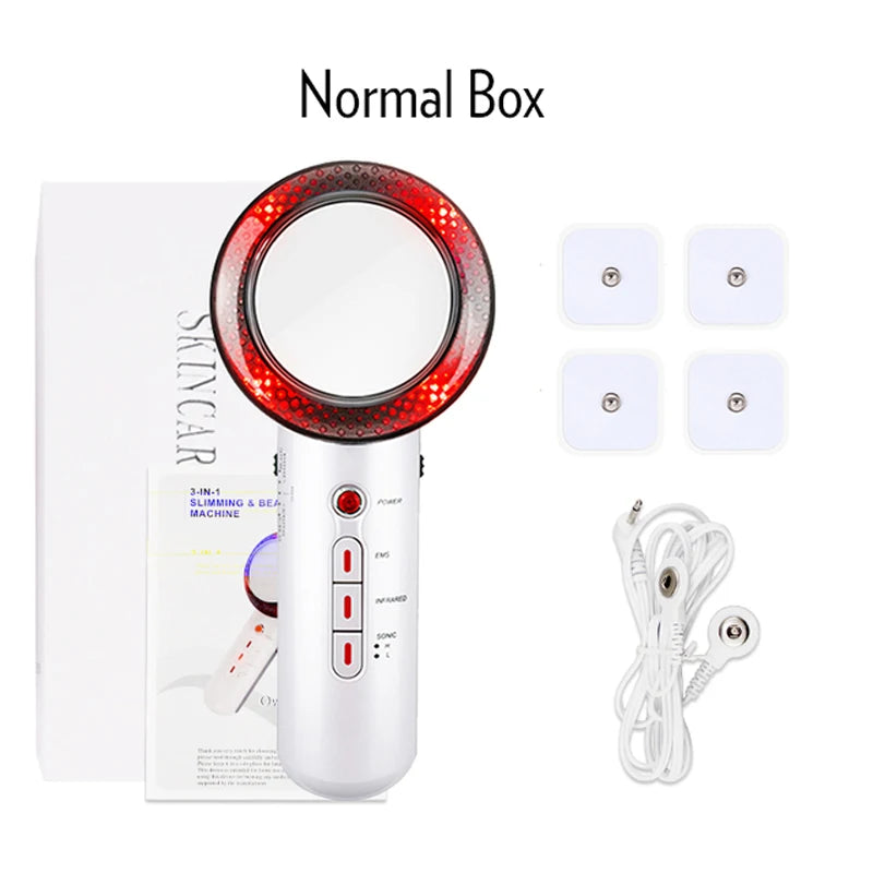 Ultrasonic Cavitation LED EMS Slimming Fat Burner Body Anti-Cellulite Massager Infrared Ultrasound Weight Loss Machine