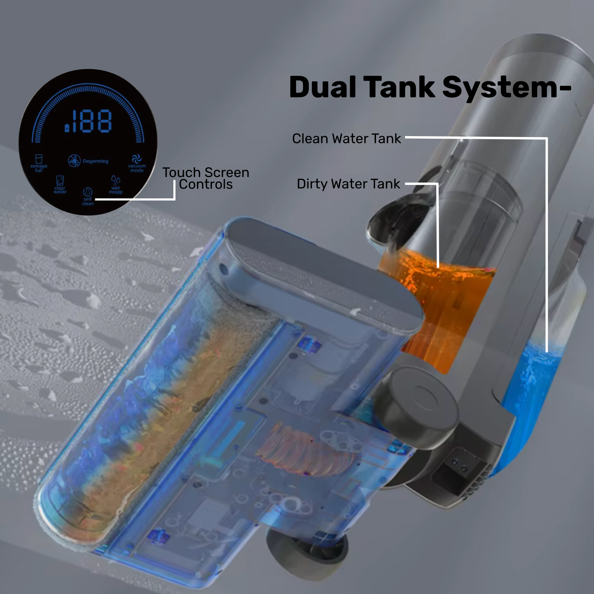 CrystalVac™ - Cordless Wet & Dry Vacuum
